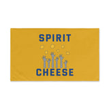Spirit Cheese Hand Towel — Funny Cheeseboard Party Kitchen Towel