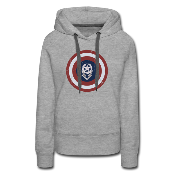 The Cadet America Women’s Hoodie - heather grey