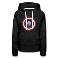 The Cadet America Women’s Hoodie - charcoal grey