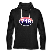 The Area Code Lightweight Hoodie - charcoal grey