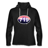 The Area Code Lightweight Hoodie - charcoal grey