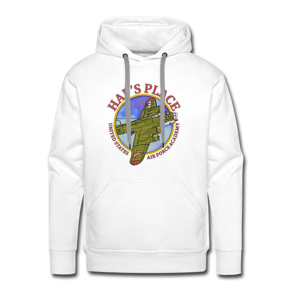 The Haps Place Men’s Hoodie - white